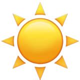 sonne emoji kopieren|☀️ Sonne Emoji — Bedeutung, Kopieren und Einfügen